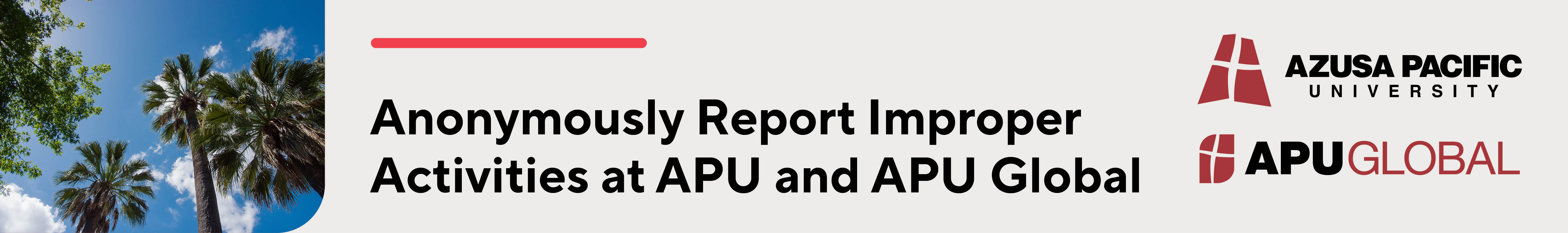 APU SAFE REPORTING